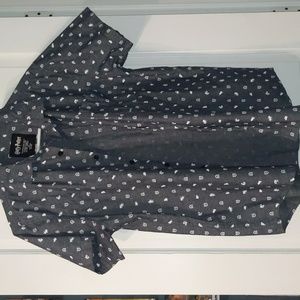 Harry Potter house crest button up short sleeve shirt